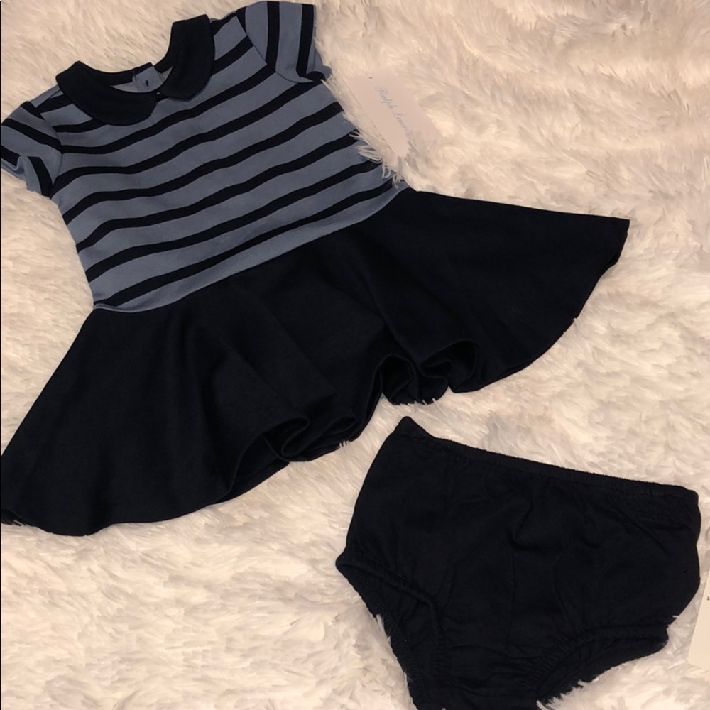 Polo Ralph Lauren Dress with Diaper Cover Bloomers